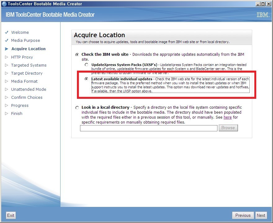 ... 이야기 - IBM 서버 펌웨어를 한방에 firmware update BOMC