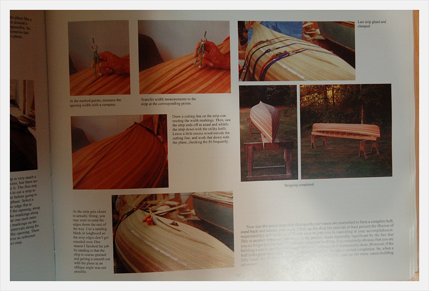 40대의 일탈 :: Illustrated guide to wood strip Canoe Building