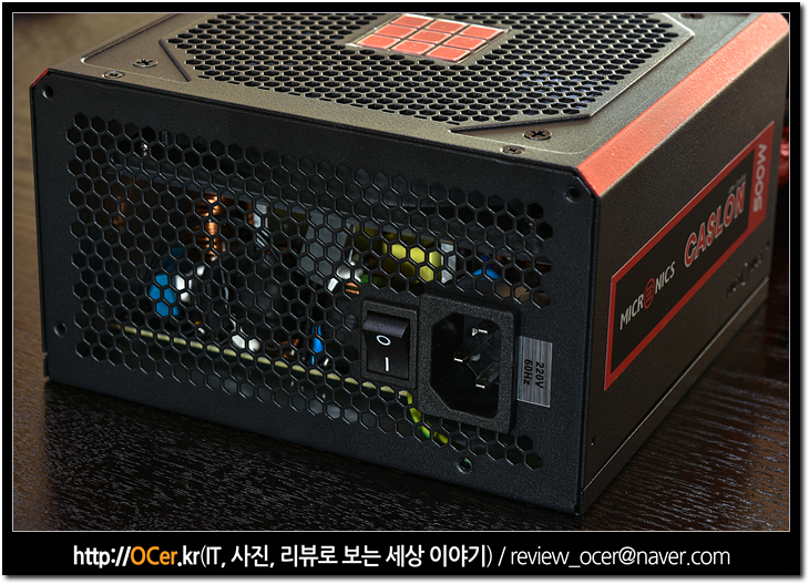 마이크로닉스, 마닉, micronics, 파워서플라이, 파워, pc 파워, PSU, IT, 리뷰, 이슈, PC, PC조립, 마이크로닉스 CASLON 500W After Cooling 87+ FDB