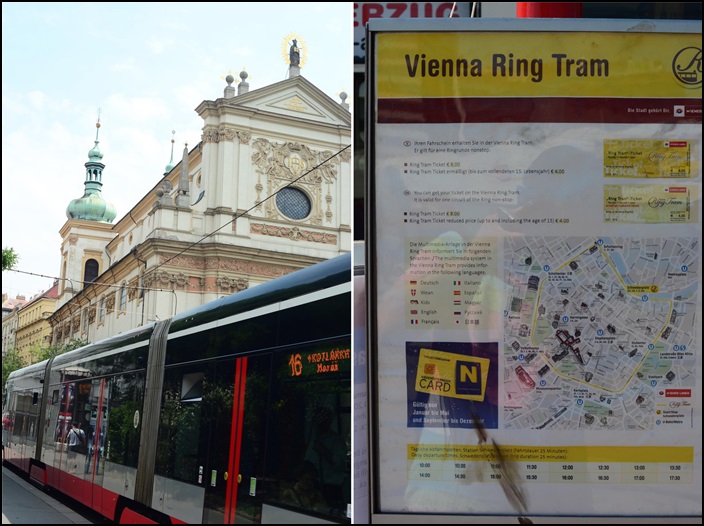 <구도심 건축물과 어울어진 프라하의 트램(좌) / 도심 관광 명소를 중심으로 운행 중인 비엔나 링 트램(우)>