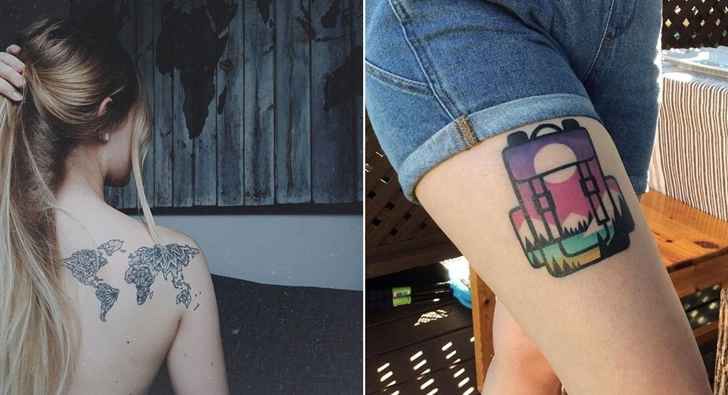 당신의 역마살을 자극할 여행 타투(Travel tattoo)